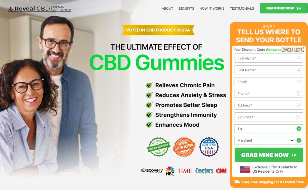 Reveal CBD Gummies Order